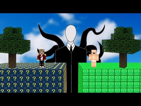 ŞANS BLOKLARI VS SLENDERMAN - Minecraft #1