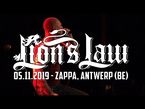 LION'S LAW @ Zappa, Antwerp (05.11.2019) - MULTICAM - FULL SET