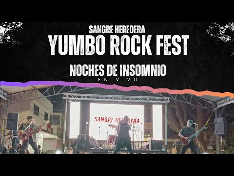 Noches De Insomnio Sangre Heredera (En Vivo) Yumbo Rock Fest 2025 🤘​😎​🔥​