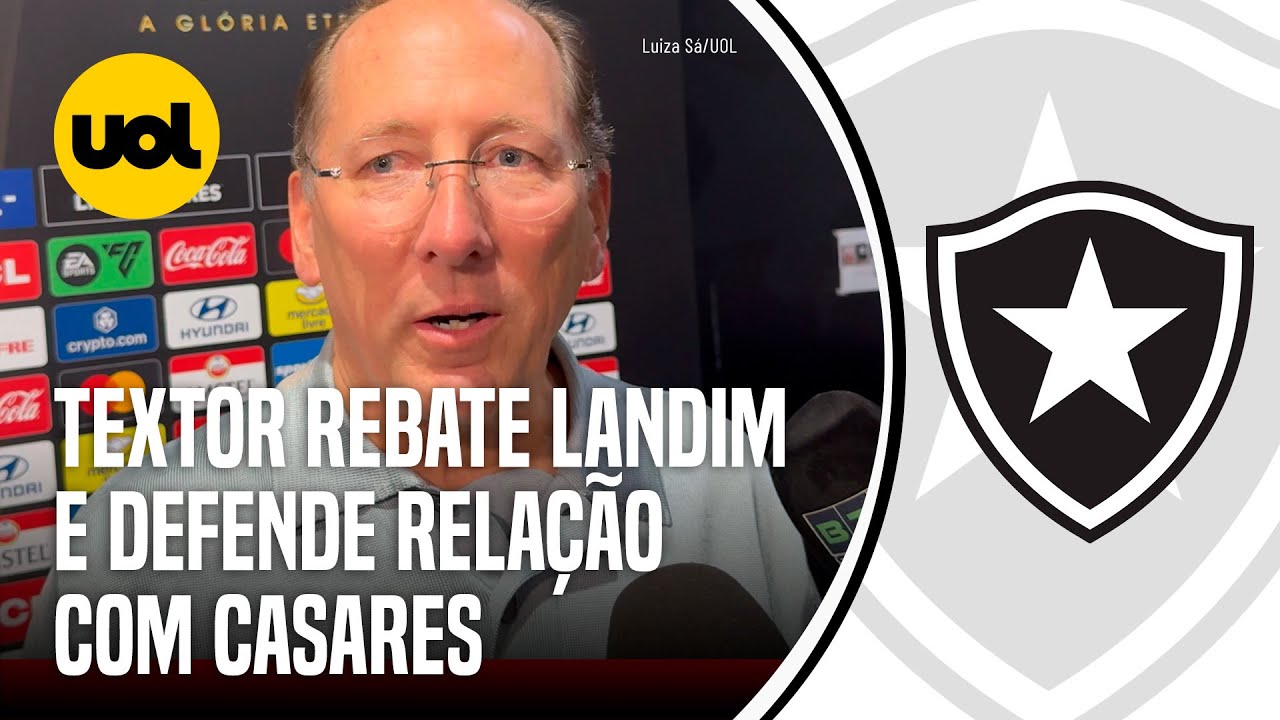 TEXTOR NEGA PROBLEMAS COM CASARES, DO SÃO PAULO, E REBATE LANDIM, DO FLAMENGO, COM FAIR PLAY