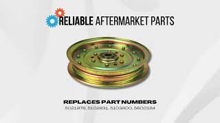 Deck Flat Idler Pulley Fits Ferris Zero Turn Mower 48 52 61 72 Decks Replaces 5103800YP
