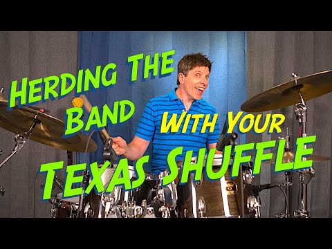 How To Play Texas Shuffle On Drums - double shuffle on drum set/how to do the backwards shuffle