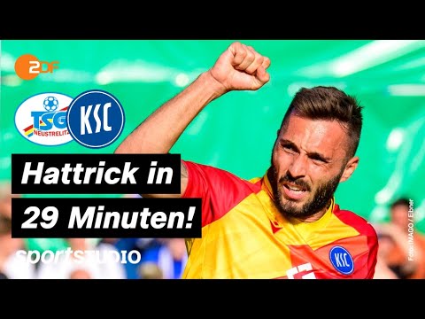 TSG Neustrelitz – Karlsruher SC Highlights | DFB-Pokal 2022/23 | sportstudio