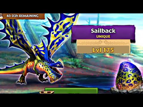 SAILBACK Max Level 175 Titan Mode - Unique Thunderclaw - Dragons: Rise of Berk