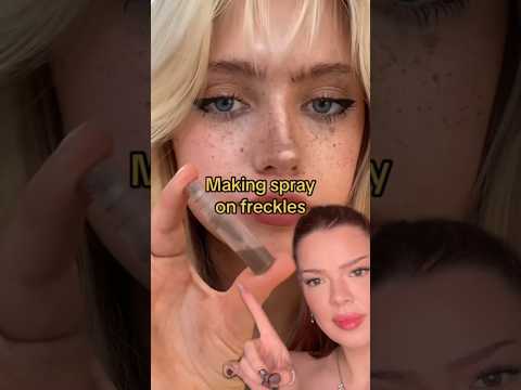 Making a diy freckle spray ✨