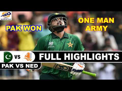 FULL HIGHLIGHTS | PAKISTAN VS NETHERLANDS ICC T20 WORLD CUP 2026 MATCH HIGHLIGHTS | PAK VS NED