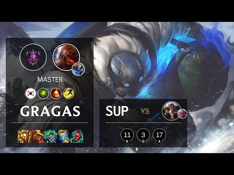 Gragas Support vs Sett - KR Master Patch 11.24