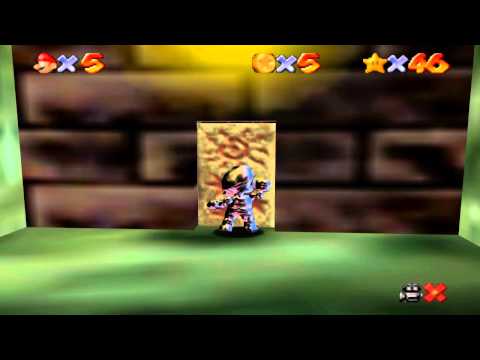 Super Mario 64 Walkthrough - Course 6 - Hazy Maze Cave