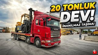 Manisadan Salihliye 20 Ton forklift nakliyesi 