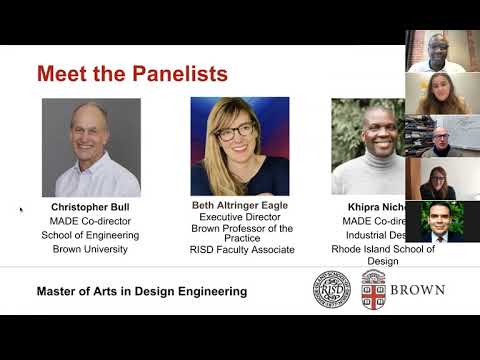 Brown-RISD Master of Arts in Design Engineering Information Session