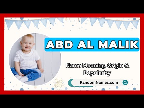 Abd al malik - Baby Boy Name Meaning, Origin & Popularity - RandomNames.com