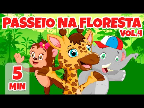 Passeio na Floresta da Giramille Vol. 4 - Giramille 5 min | Desenho Animado Musical