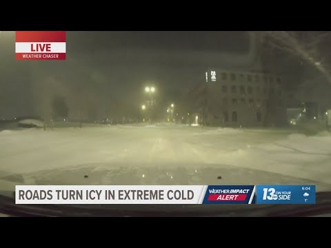 Snow-covered roads, icy conditions in Grand Rapids