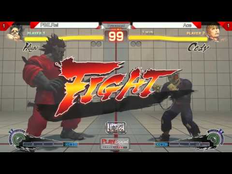 [PlayBookTV PlayBook Cup 12.06.15] USF4 PBE Rei(Hugo)VS. Ace(Cody)
