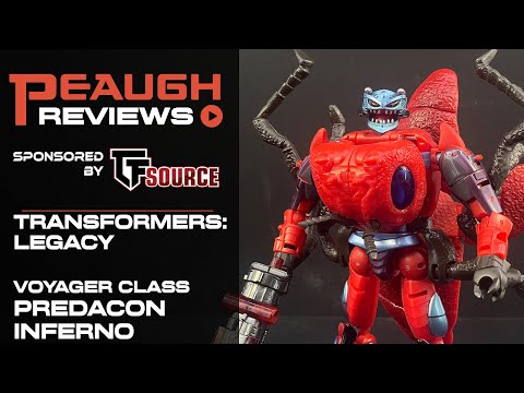 Video Review - Transformers: Legacy - Voyager PREDACON INFERNO