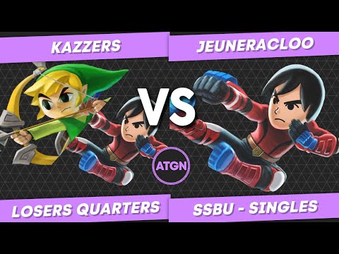 ATGN S8 #2 - Top 16 Losers Quarter-Final - Kazzers (Brawler, Toon Link) VS jeuneracloo (Mii Brawler)