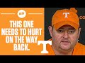 Tennessee HC Josh Heupel Wants His Players To Feel Loss Against South Carolina I FULL INTERVIEW
