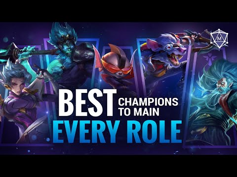 BEST Champions to MAIN in EVERY ROLE in Preseason
