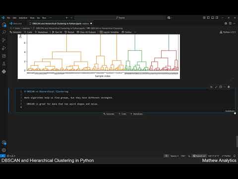 Master DBSCAN & Hierarchical Clustering in Python for Unsupervised Learning