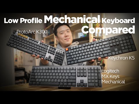 Logitech MX Mechanical vs. Keychron K5 vs. ProtoArc K300 - Keyboard Comparison & Review