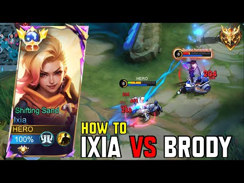How to play IXIA VS BRODY | ixia best build 2024 - MLBB