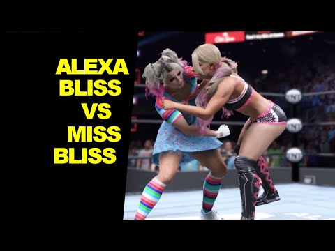 WWE 2K22 Alexa Bliss vs Miss Bliss - Extreme Rules
