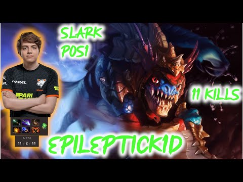 VP.EPILEPTICK1D SLARK 11 KILLS POS1 SLARK 24 MIN GG CIS Pro Dota2 7.28c fullgame