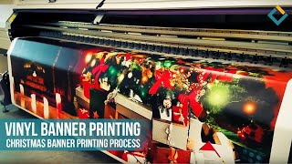 Vinyl Banner Printing: Christmas Banner Printing process