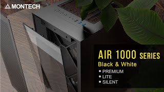 MONTECH AIR 1000 PREMIUM 강화유리 (화이트)_동영상_이미지