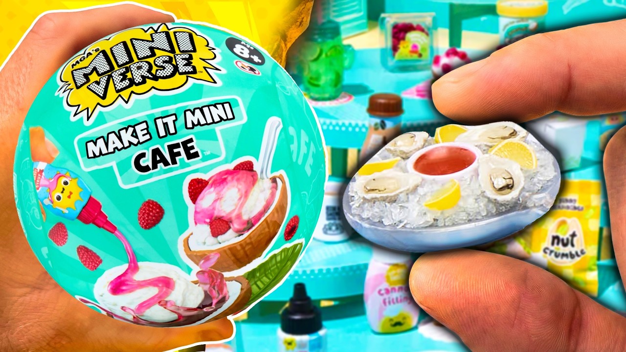 Unboxing principal Miniverse Make It Mini Café Serie 6 — Ostras