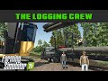 first fs25 logging crew livestream logging crew 1 farming simulator 2025 fdr logging