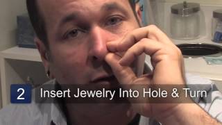 How to Put in a Corkscrew Nose Ring
