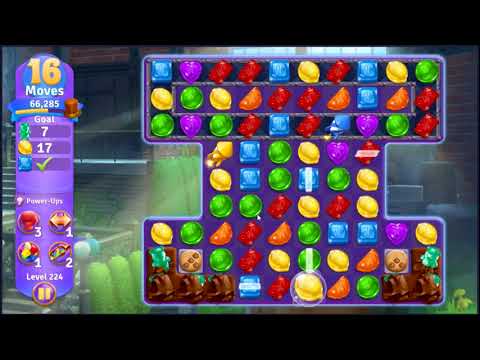 Willy Wonkas Sweet Adventure Level 224 - NO BOOSTERS 🍫 | SKILLGAMING ✔️