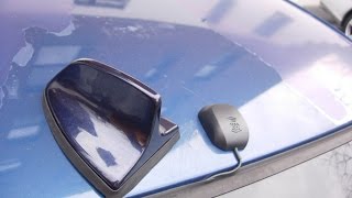 preview picture of video 'BMW E46 Shark Fin Antenna Retrofit for SiriusXM Roof Antenna'