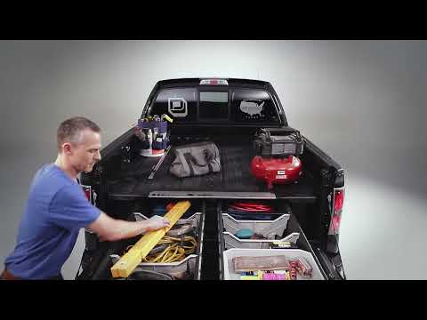 DECKED 2-Drawer Storage System Fits 2021 Ford F-150 5.5ft. Beds with Pro Power Desert Tan Model#DF8