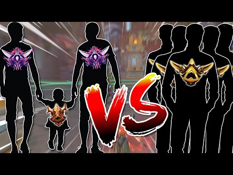 Can we CARRY 3 BRONZE PLAYERS Against 5 GOLD PLAYERS IN SMITE?