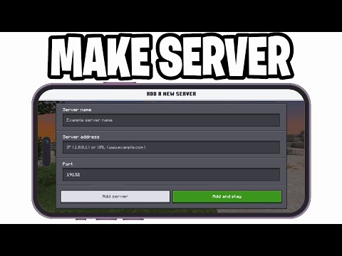 How To Make a Server In Minecraft Bedrock Mobile! - FREE