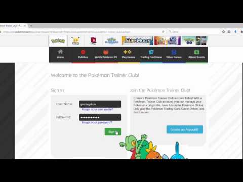 Pokemon Account Password And Username Detailed Login Instructions Loginnote