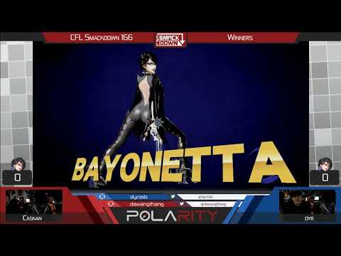 CFL Smackdown 166 WiiU - Caskan (Cloud) vs Dyr (Bayonetta) - Winners