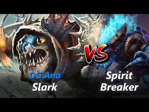 How to Slark safelane vs Spirit Breaker/Earth Spirit (feat. Ana) | First 10 minutes