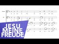 J.S Bach 'Jesu, meine Freude' BWV 227 'Sheet Music Video'