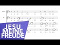 J.S Bach 'Jesu, meine Freude' BWV 227 'Sheet Music Video'