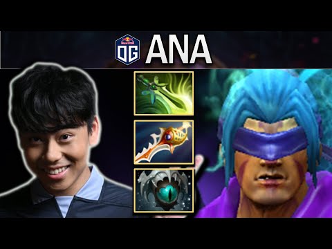 OG.ANA SMURF ANTI-MAGE WITH 33 KILLS - DOTA 2 7.29 GAMEPLAY