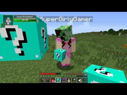 96 Minecraft SPHINX CHALLENGE GAMES Lucky Block Mod Modded Mini Game