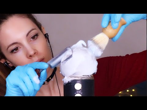ASMR | Shaving The Mic - RAW Close Shave Sounds 🪒Barbershop🪒 Tingle Fix