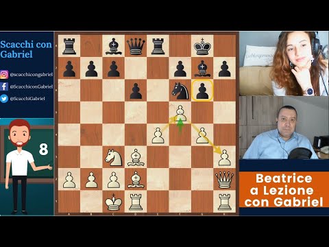 Ci Scambiamo i Ruoli! Beatrice Analizza Una Mia Partita  - Lezioni di Scacchi con Gabriel