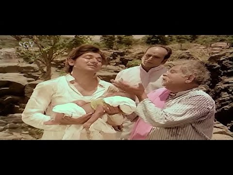 Dr.Rajkumar try to attempt Suicide after wife Died | Best Scenes of Kannada Movies Dr Rajkumar