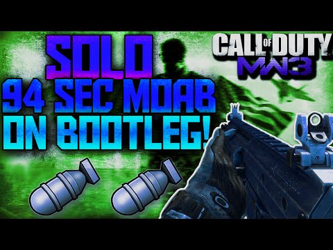 Fast Solo 94 Second MOAB On Bootleg! Call Of Duty Modern Warfare 3 Multiplayer Gameplay!