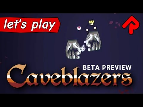 Let's play Caveblazers: Beta gameplay preview (PC roguelike game)
