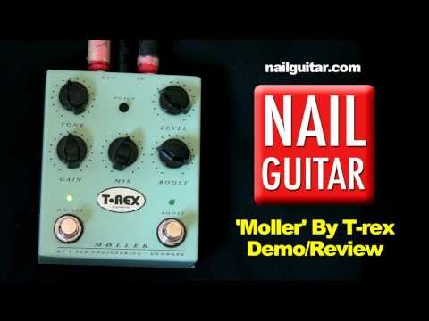 Moller (T-rex) Distortion / Overdrive Guitar Pedal Demo & Review